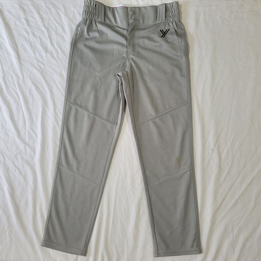 Youper Size Youth Medium Gray Baseball Sports